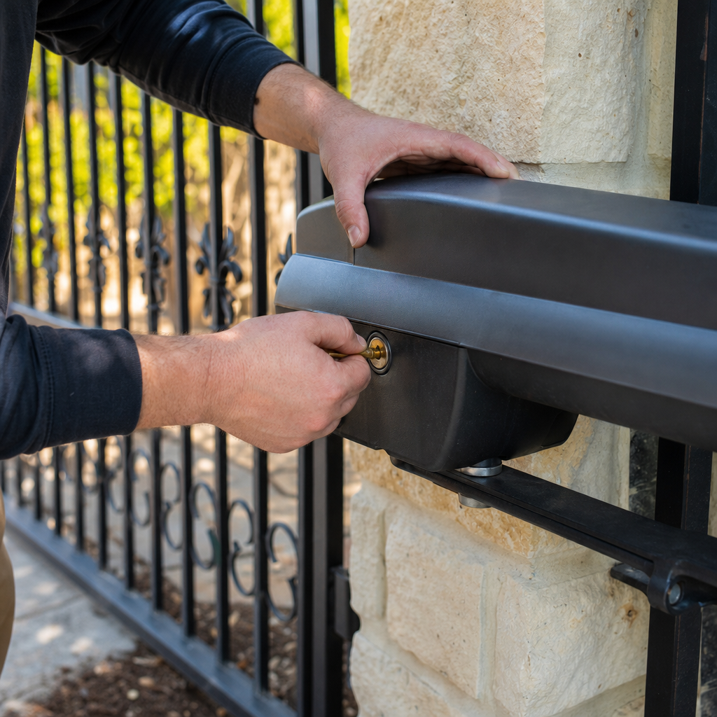 Illustration for gate repair in Frisco