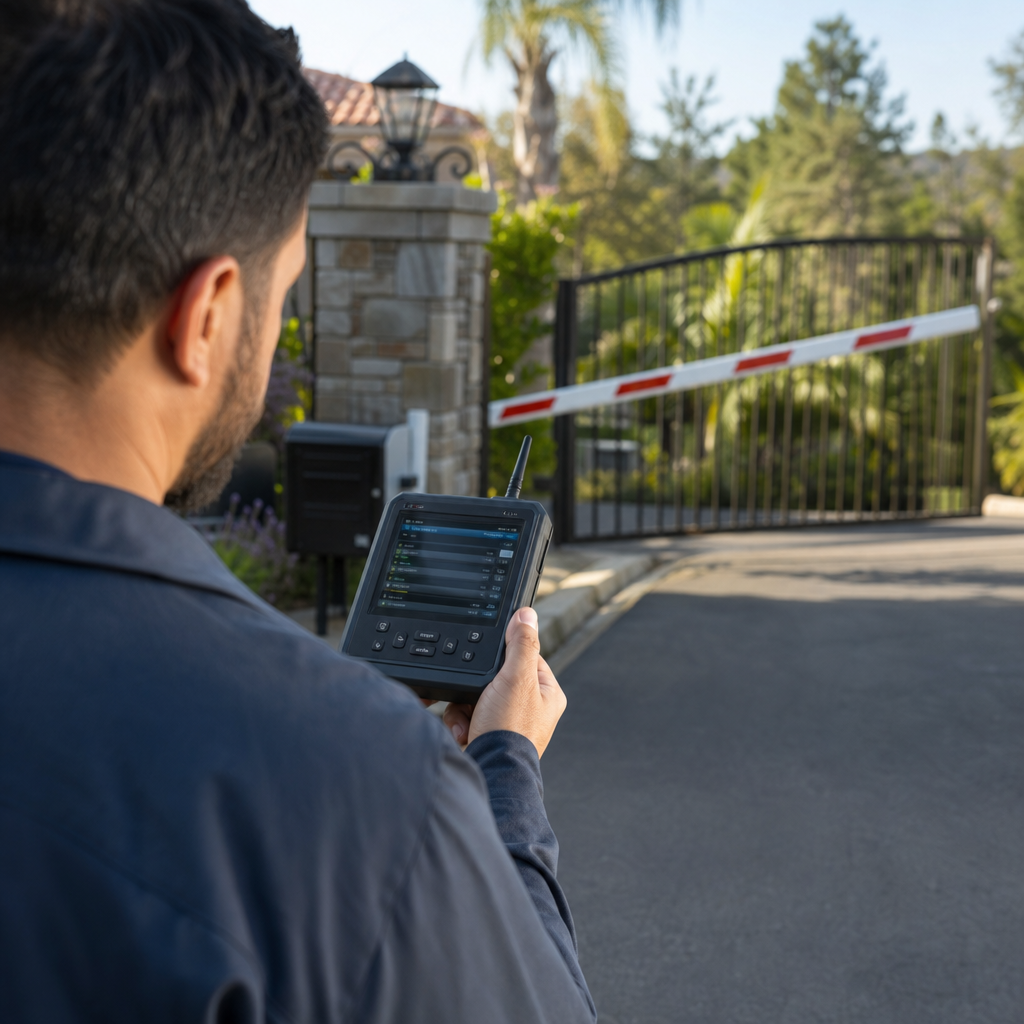 Illustration for automatic gate repair in Laguna Hills