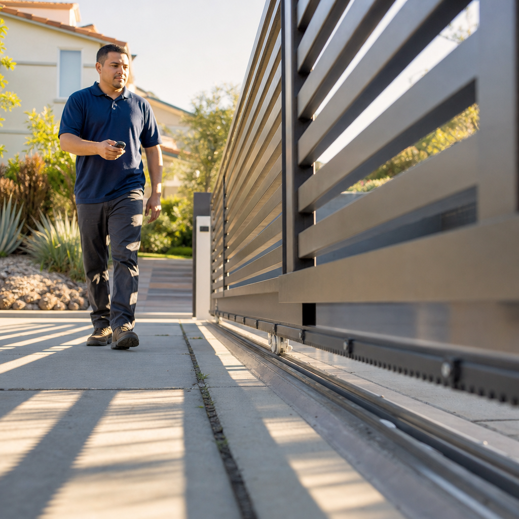 Illustration for automatic gate repair in Aliso Viejo
