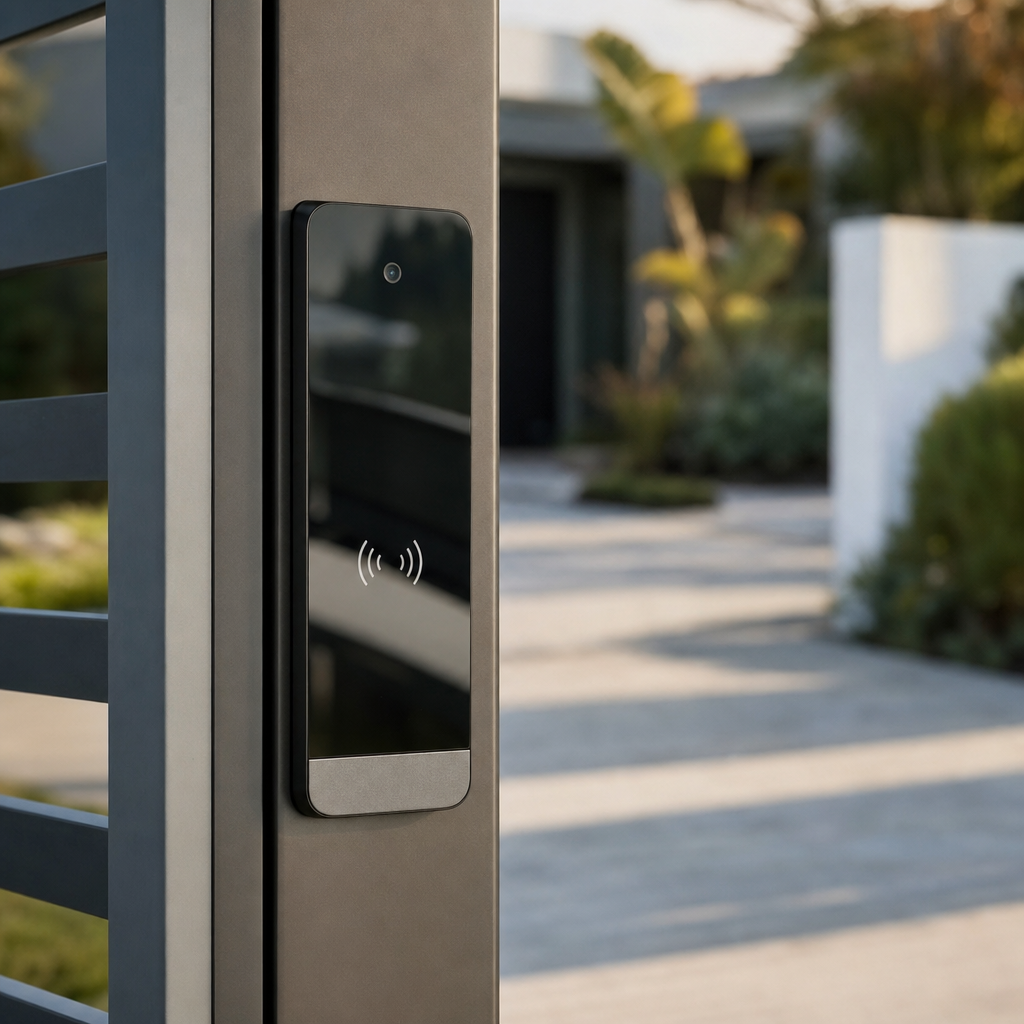 Illustration for automatic gate repair in Newport Beach