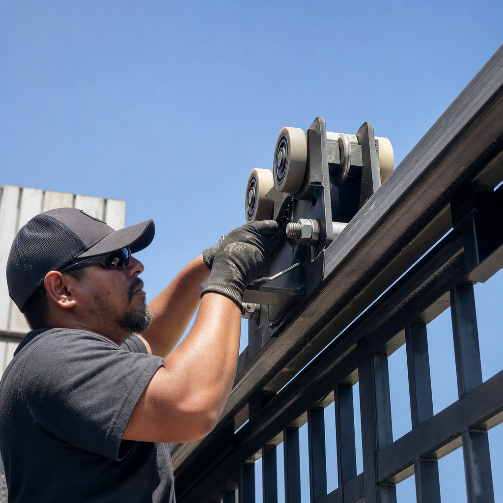 Illustration for gate repair in Santa Ana