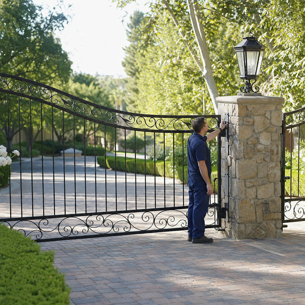 Illustration for gate repair in Lake Forest