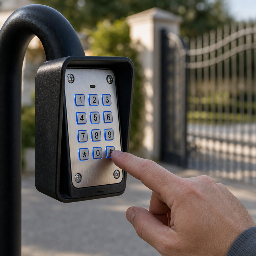 Illustration for automatic gate troubleshooting