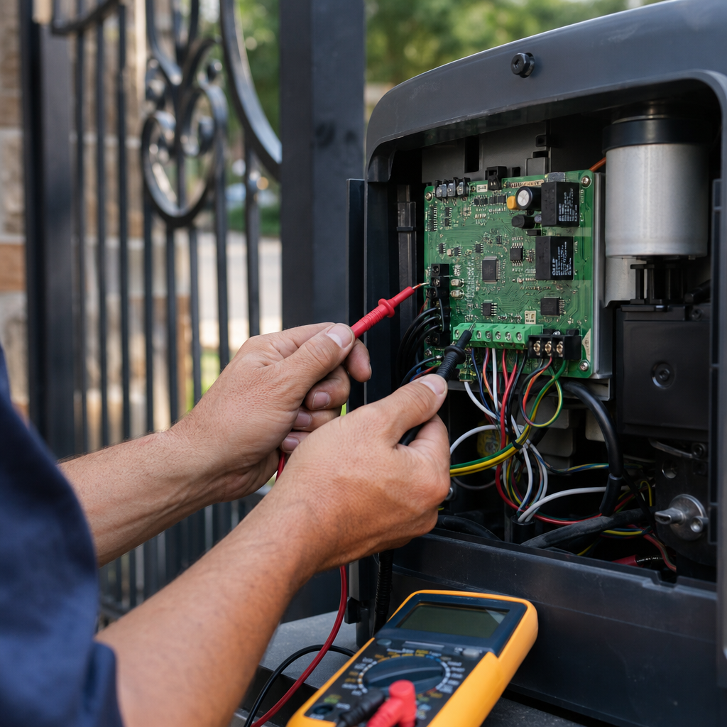 Illustration for automatic gate repair cost