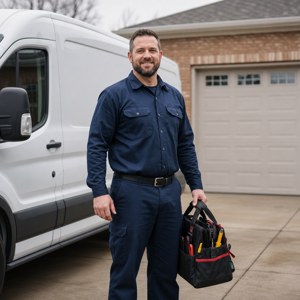 Illustration for garage door repair in Bellwood
