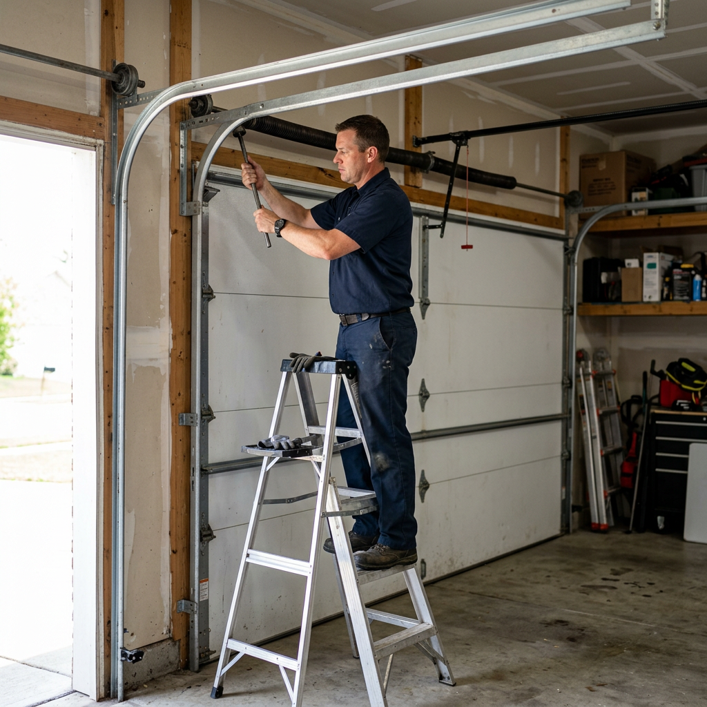 Illustration for garage door repair in Bartlett
