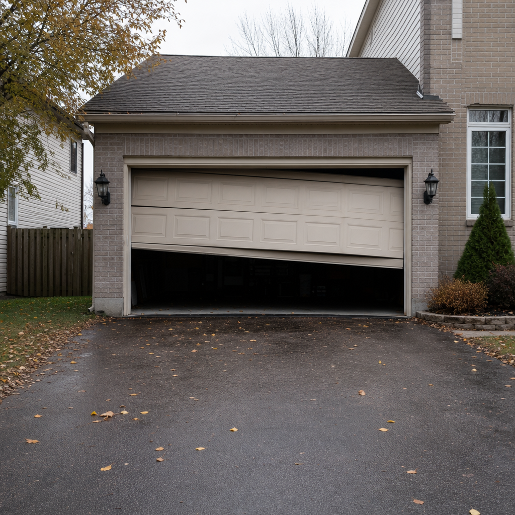 Illustration for garage door repair in Bensenville
