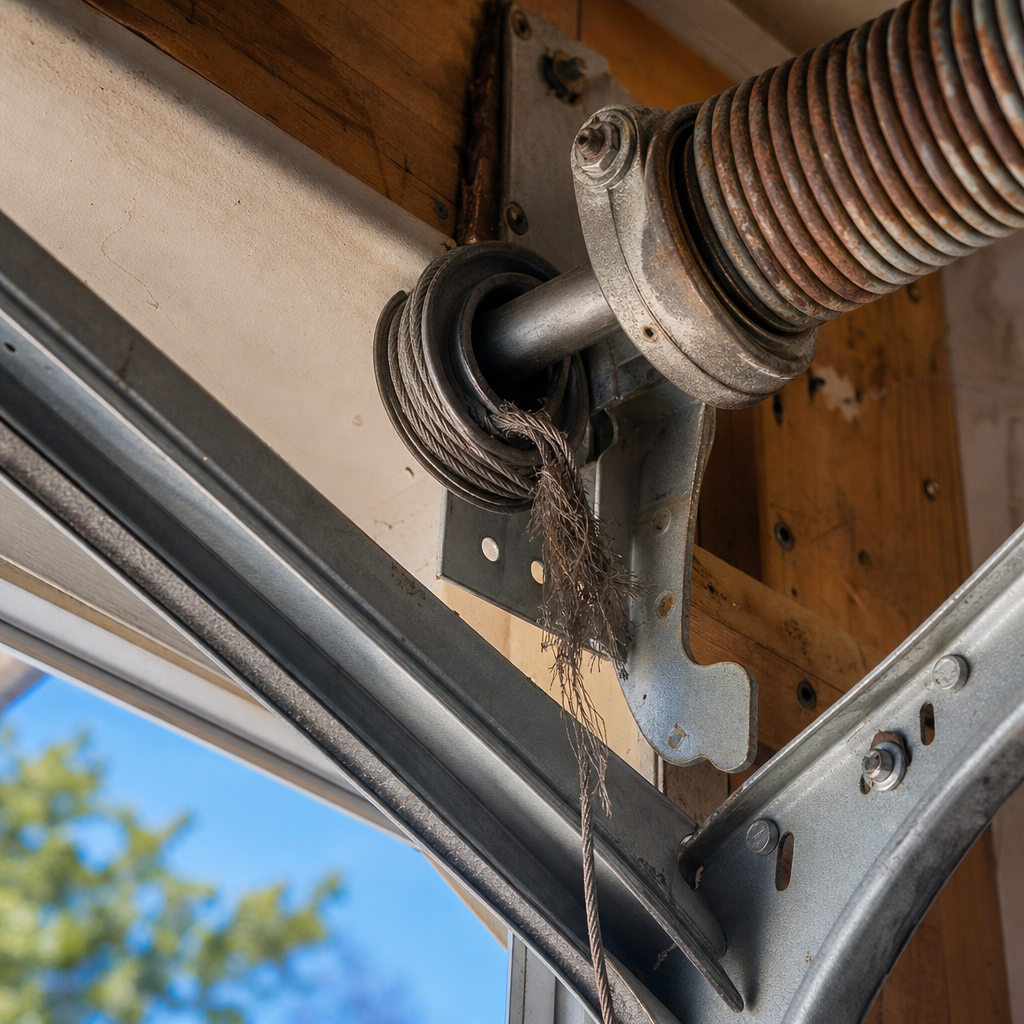 Illustration for garage door repair in Addison