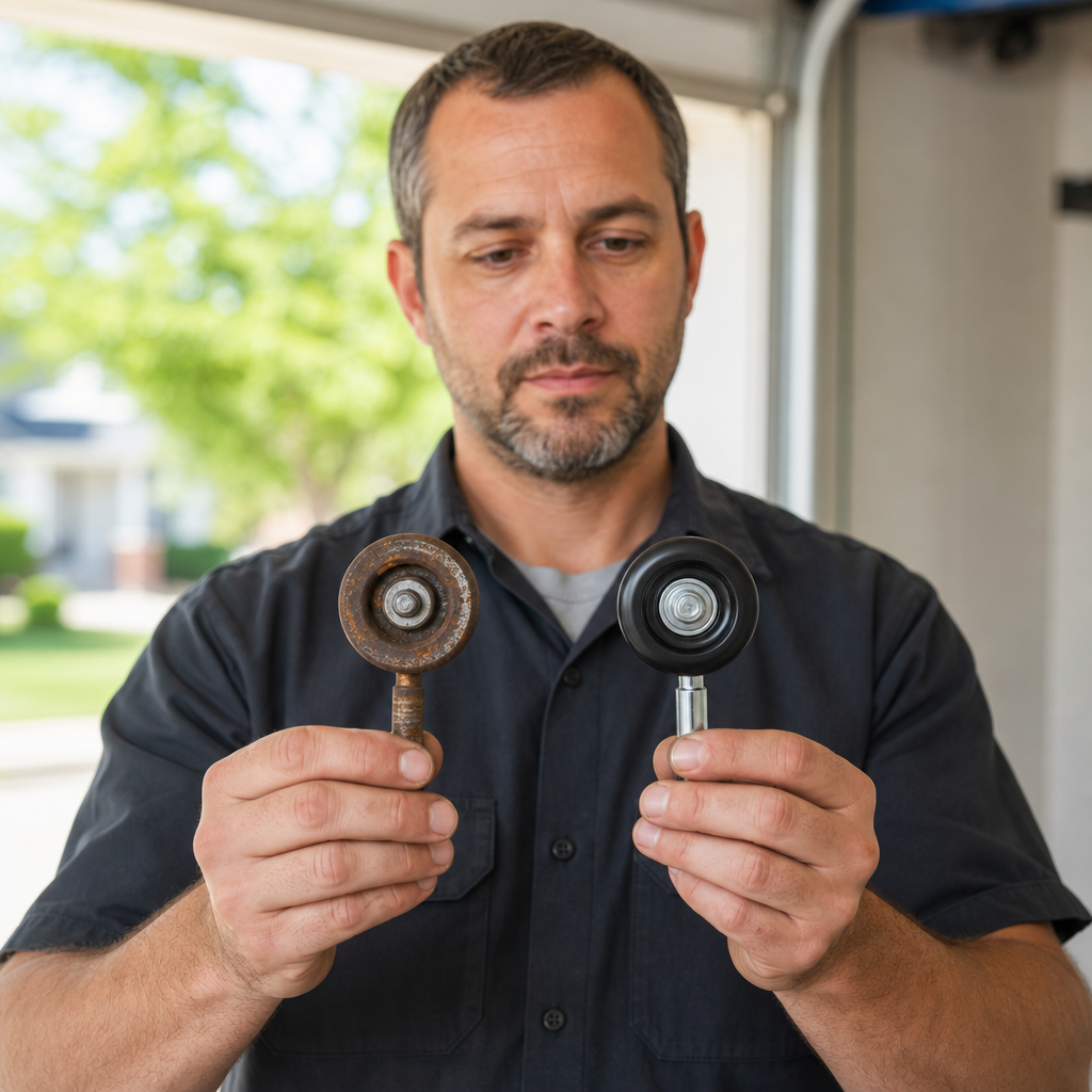 Illustration for garage door repair in Braidwood