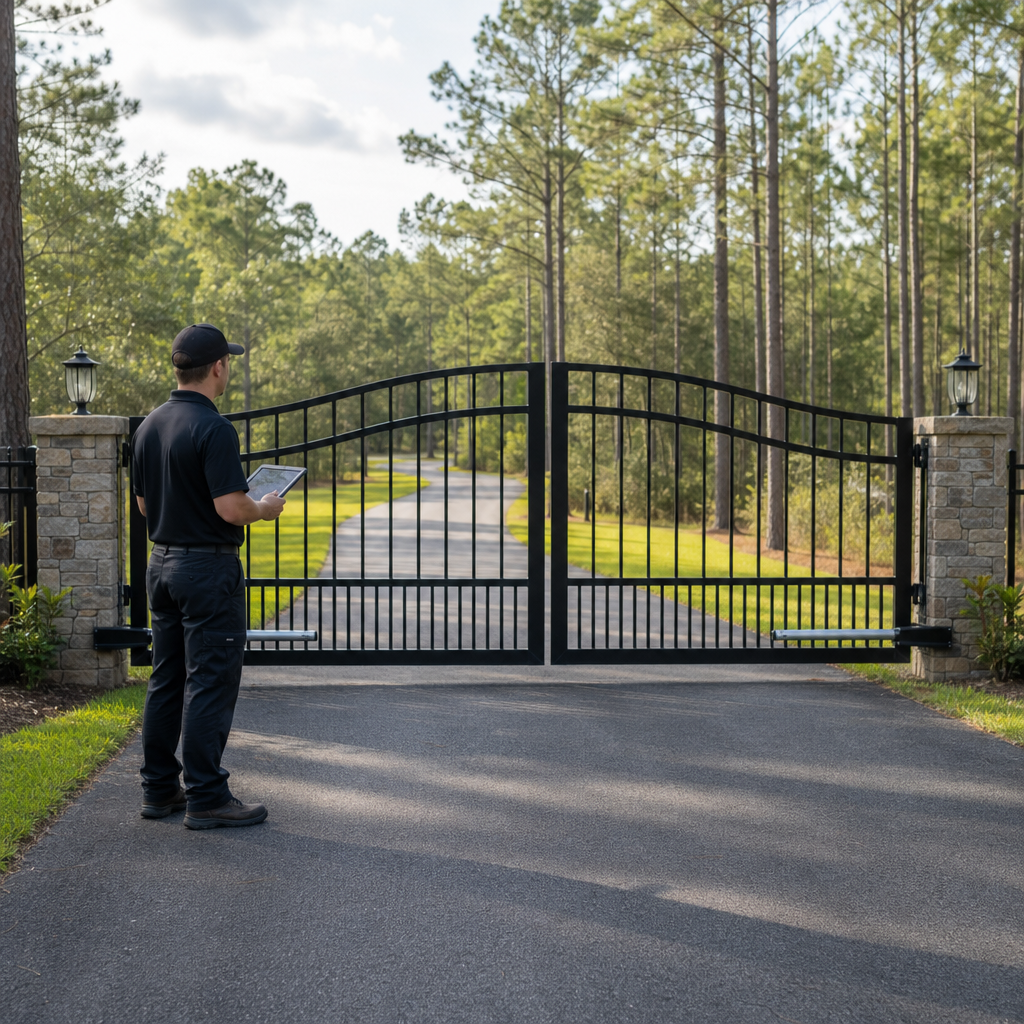 Illustration for gate repair in Middleburg