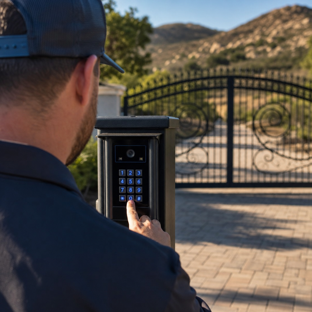 Illustration for gate repair in Jamul