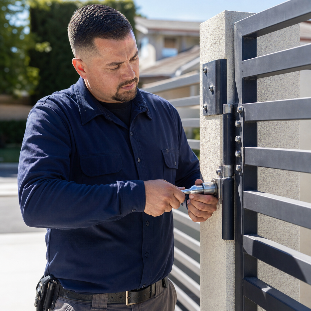 Illustration for gate repair in Mira Mesa