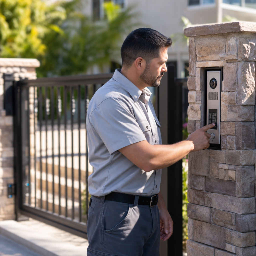 Illustration for gate repair in Chula Vista