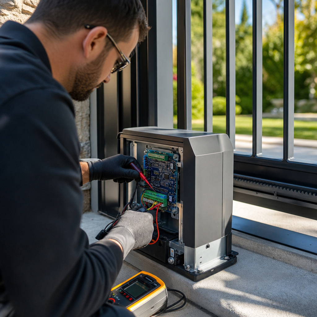 Illustration for gate repair in Mountain View