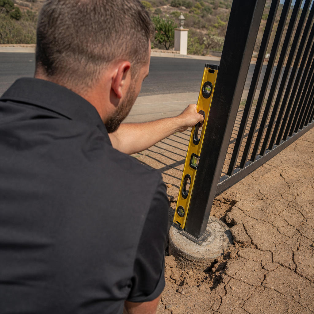 Illustration for gate repair in Rancho San Diego