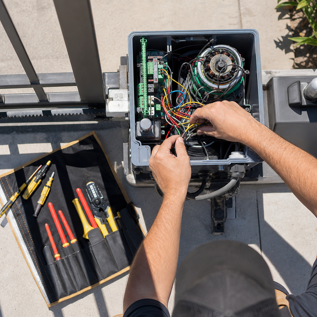 Illustration for gate repair in Poway