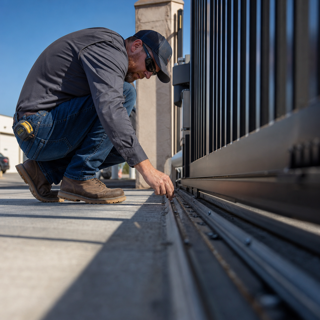 Illustration for commercial gate repair near me