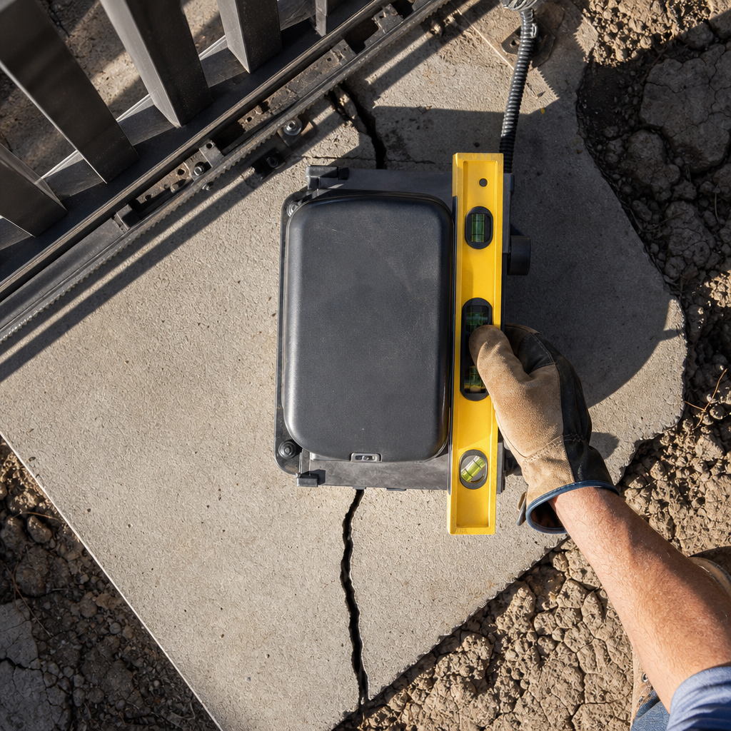 Illustration for commercial electric gate repair near me