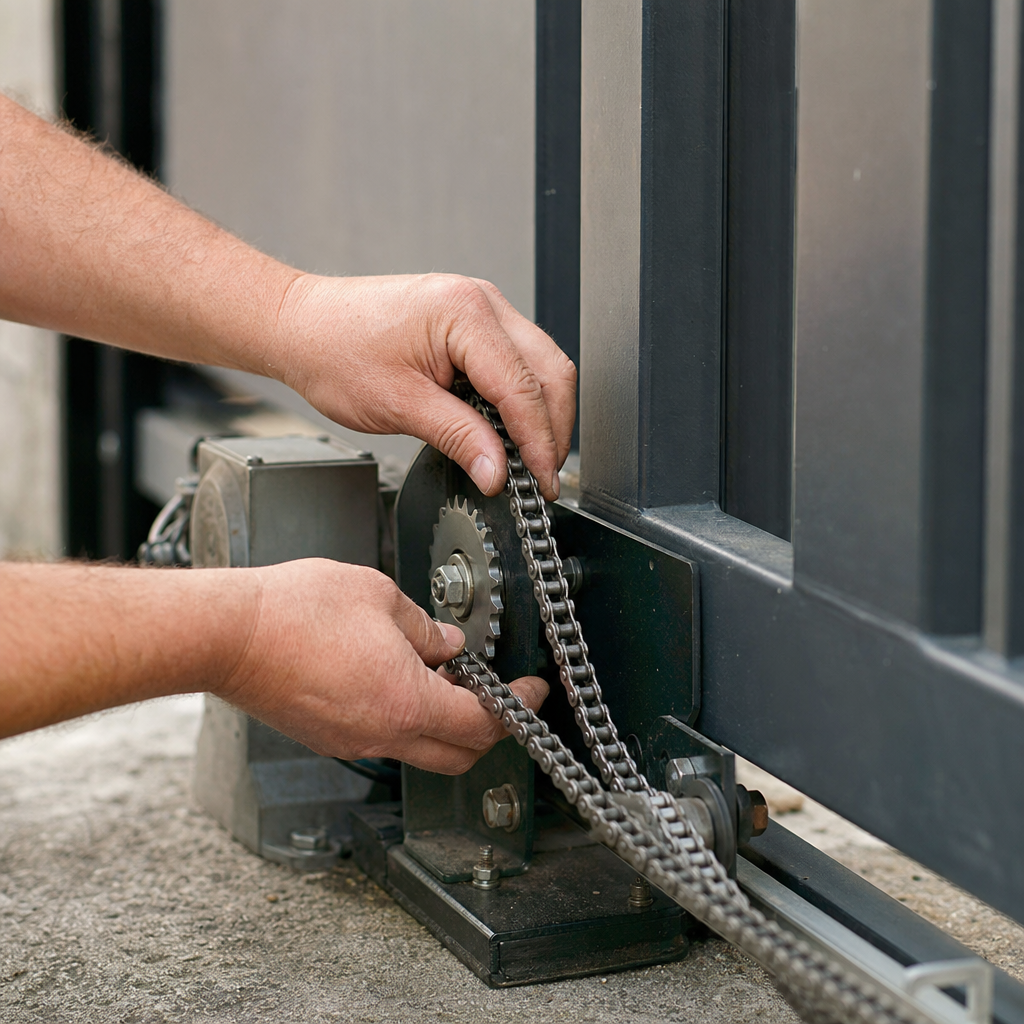 Illustration for gate motor repair
