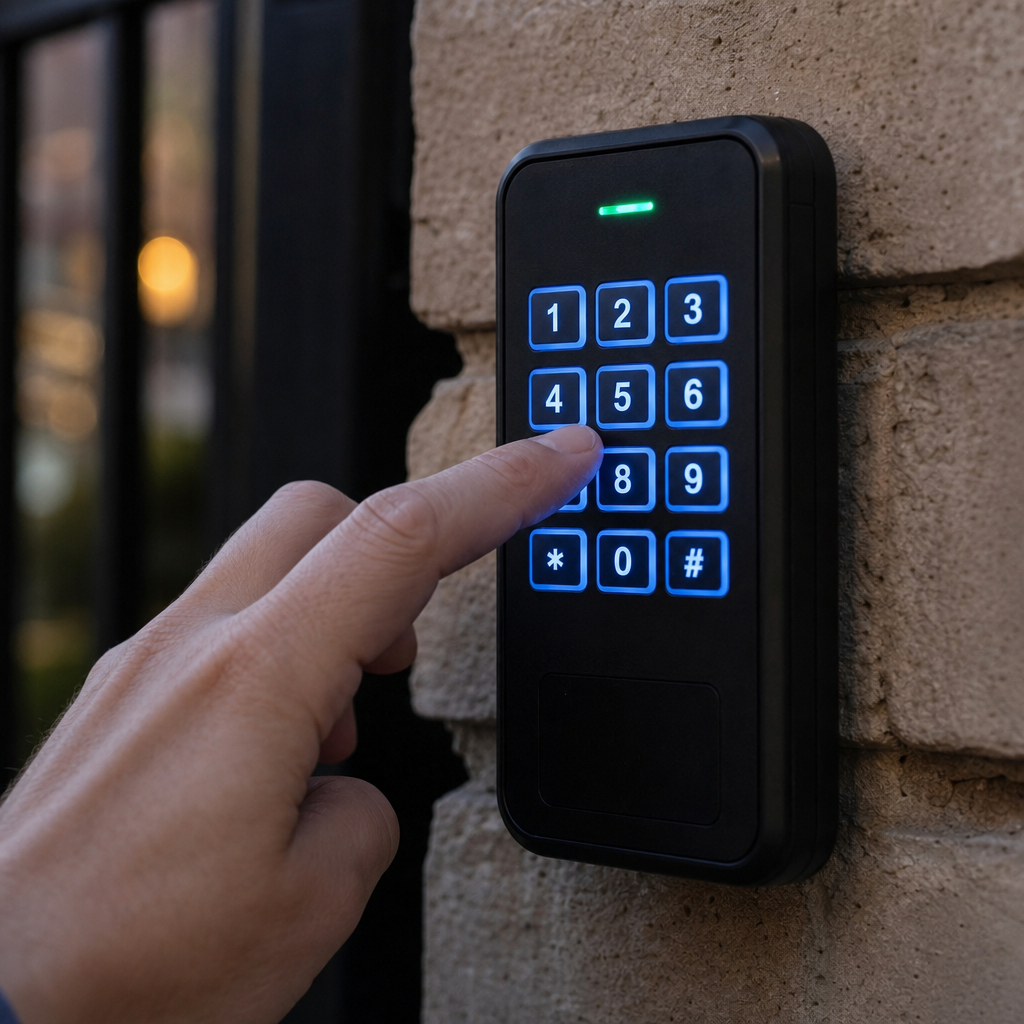 Illustration for best home gate access control systems