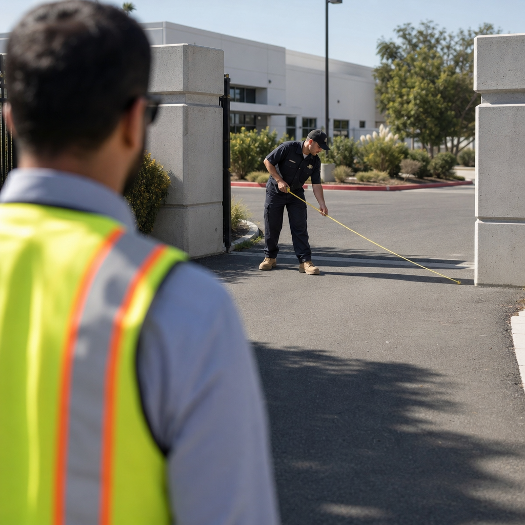 Illustration for commercial gate installers