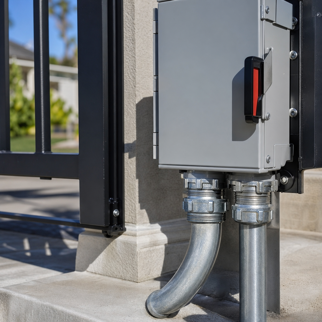 Illustration for gate installation permit