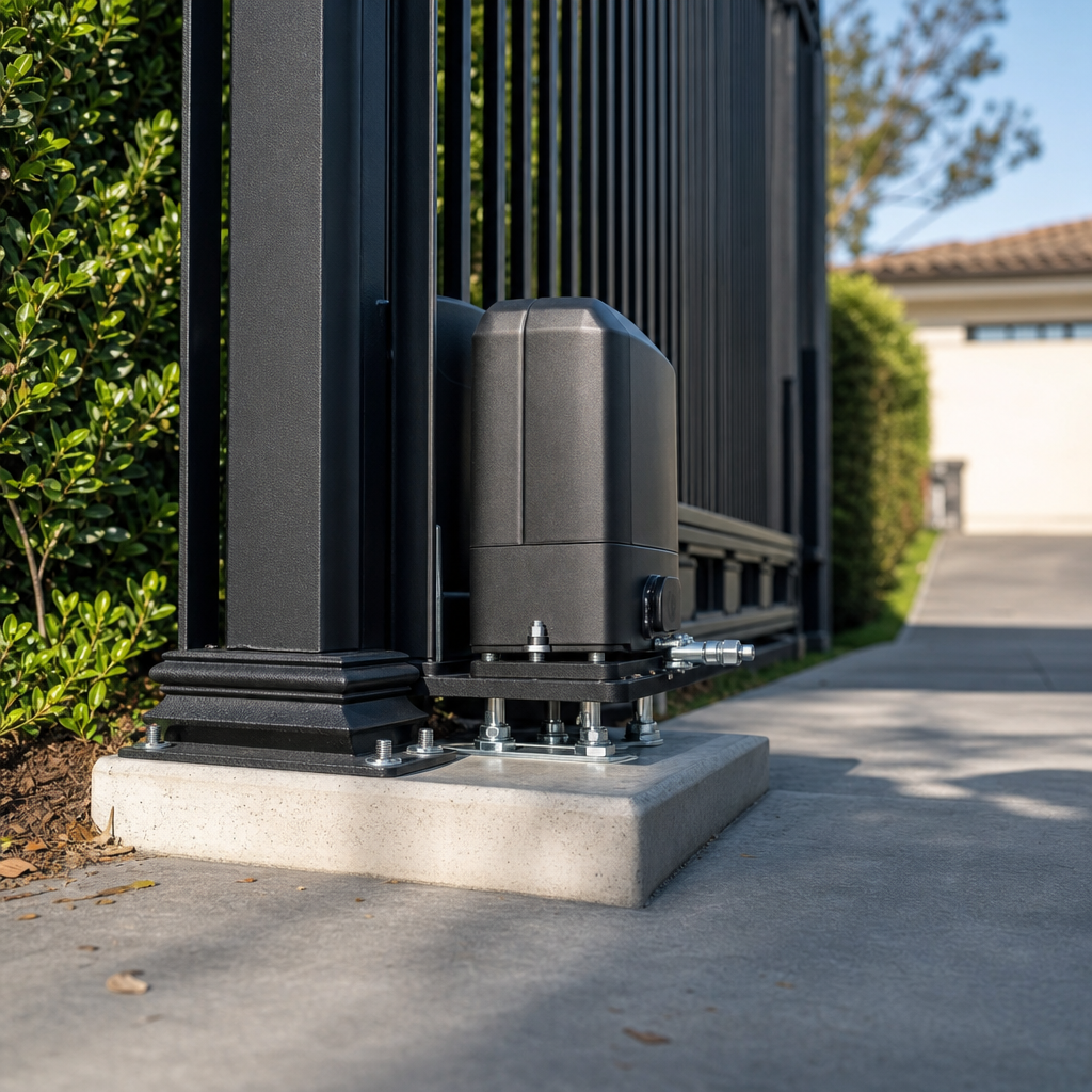 Illustration for cost to install electric driveway gate