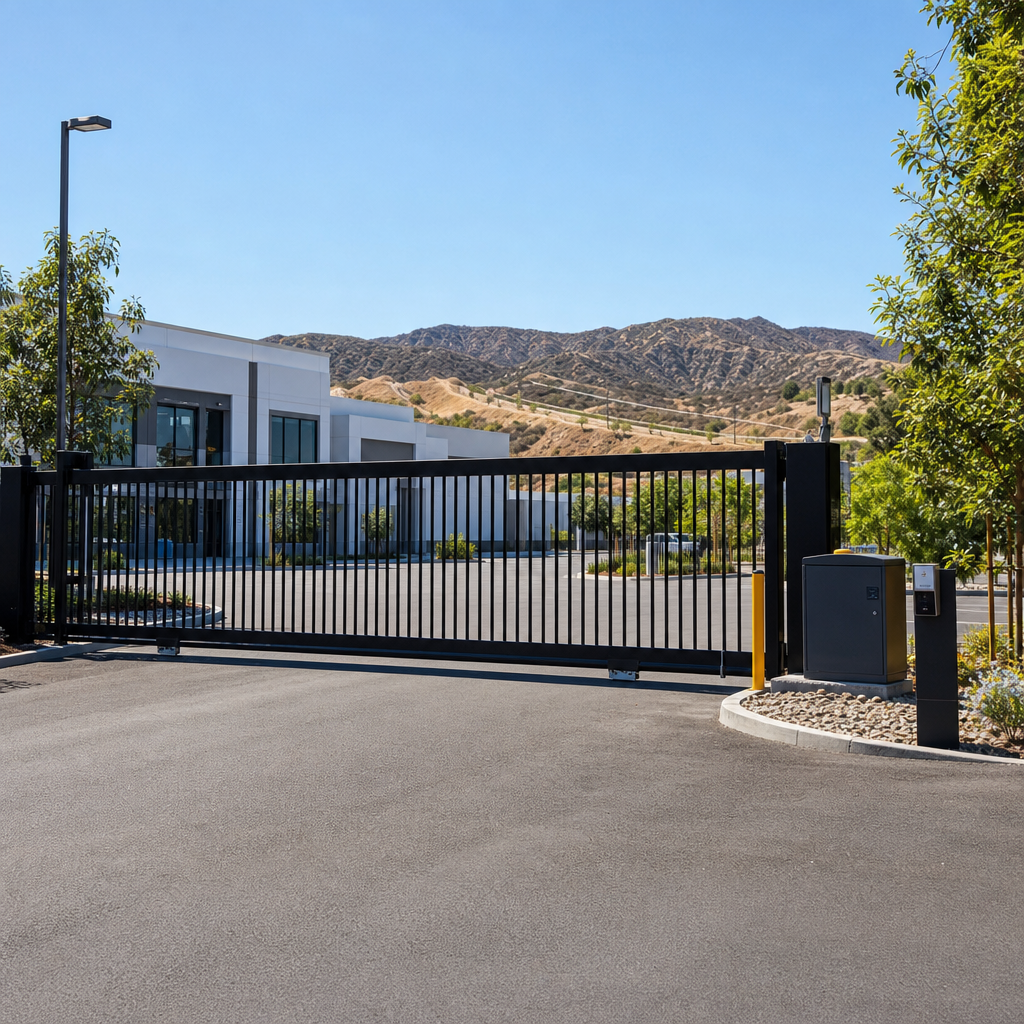 Illustration for commercial gates santa clarita