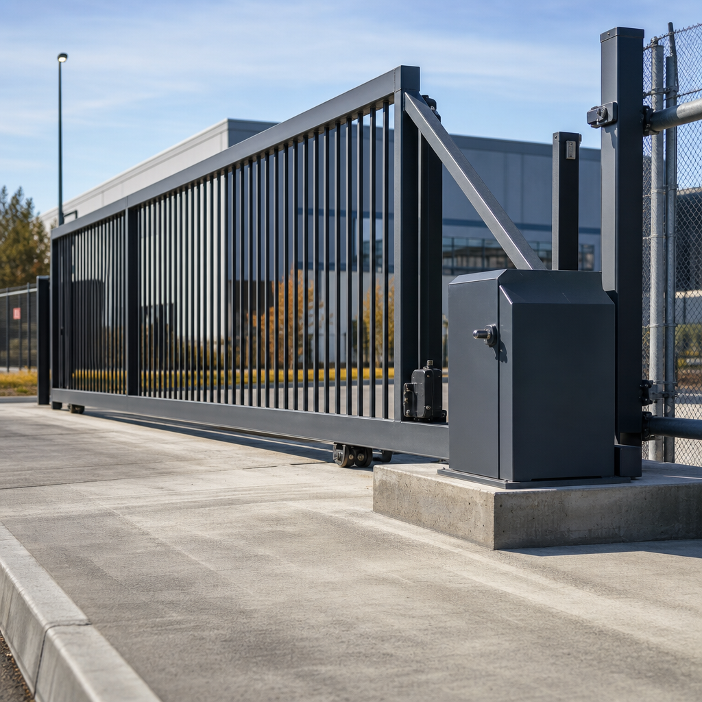 Illustration for types of commercial gates