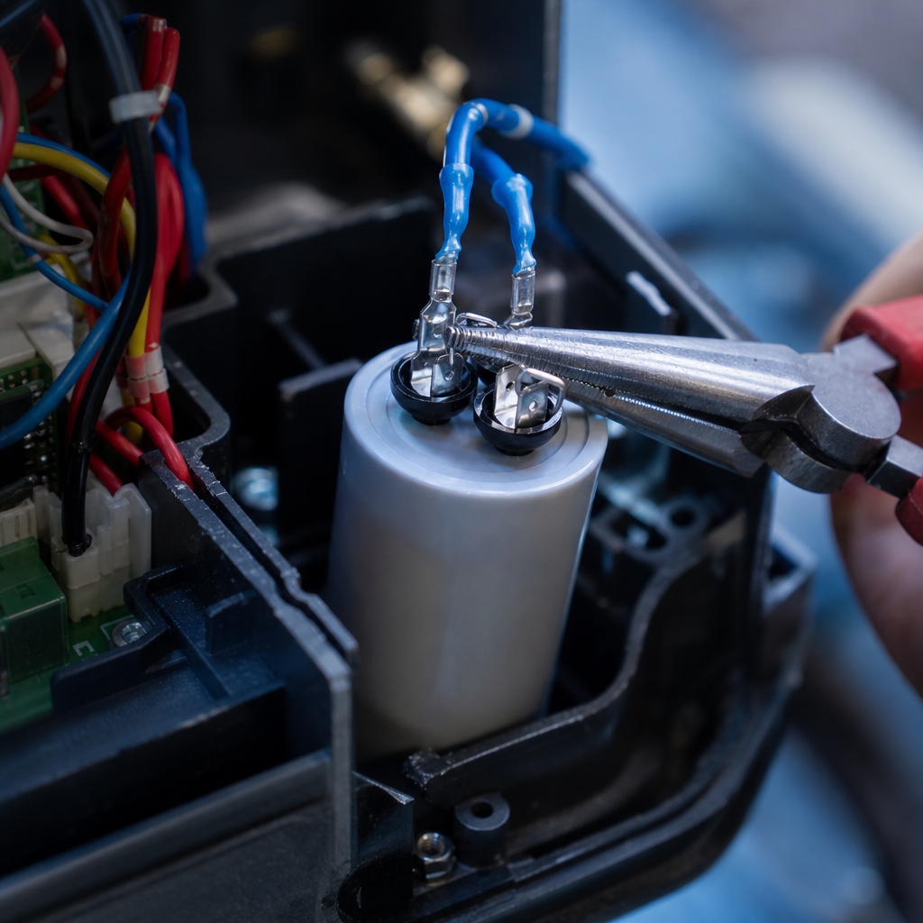 Illustration for electric gate motor repair