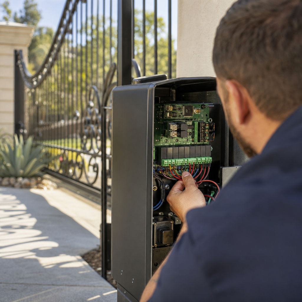 Illustration for automatic gate repair santa clarita