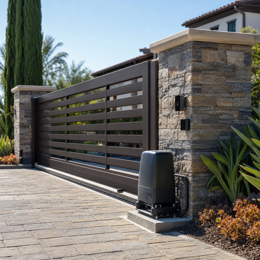 Illustration for cost of automatic gate installation