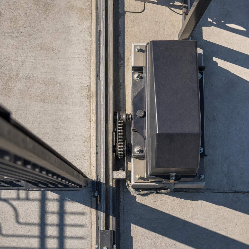 Illustration for industrial security gates