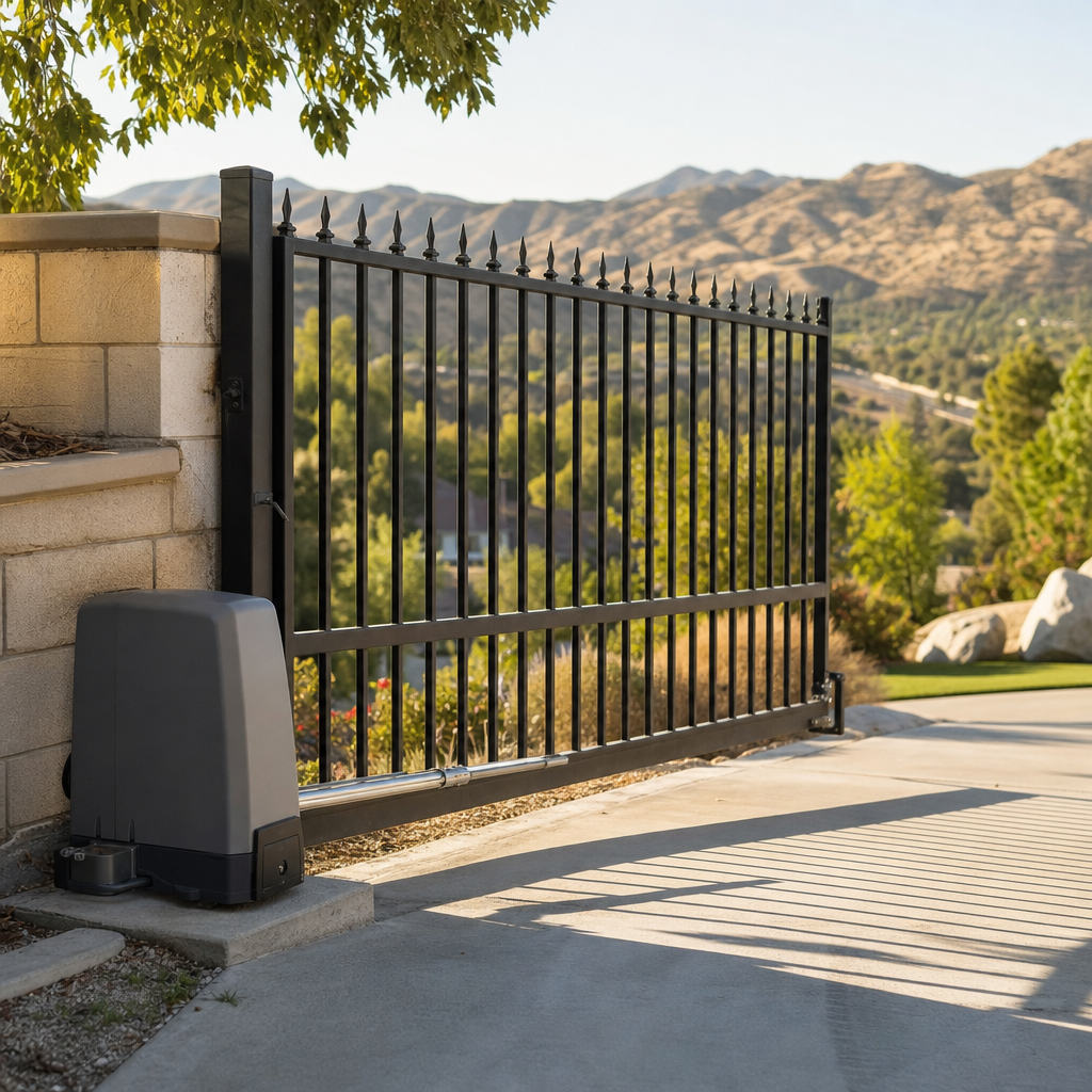 Illustration for electric gate repair in Santa Clarita