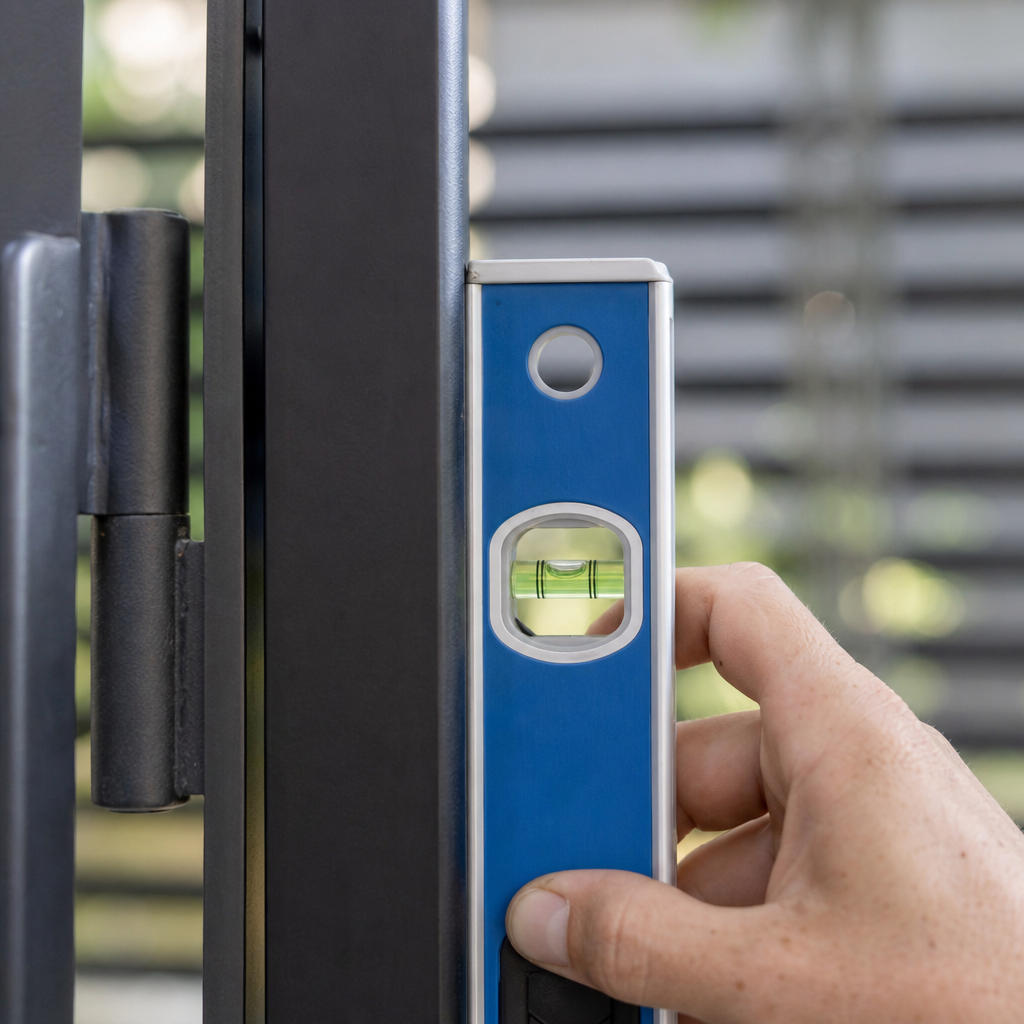 Illustration for automatic gate installation
