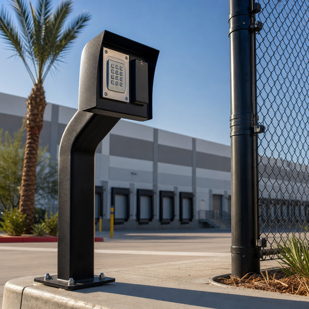 Illustration for top commercial gate installers