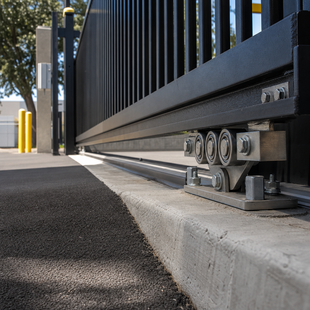 Illustration for commercial gate installers