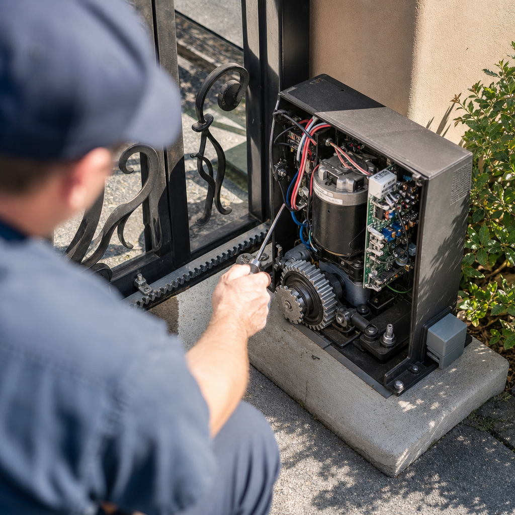 Illustration for gate motor repair santa clarita