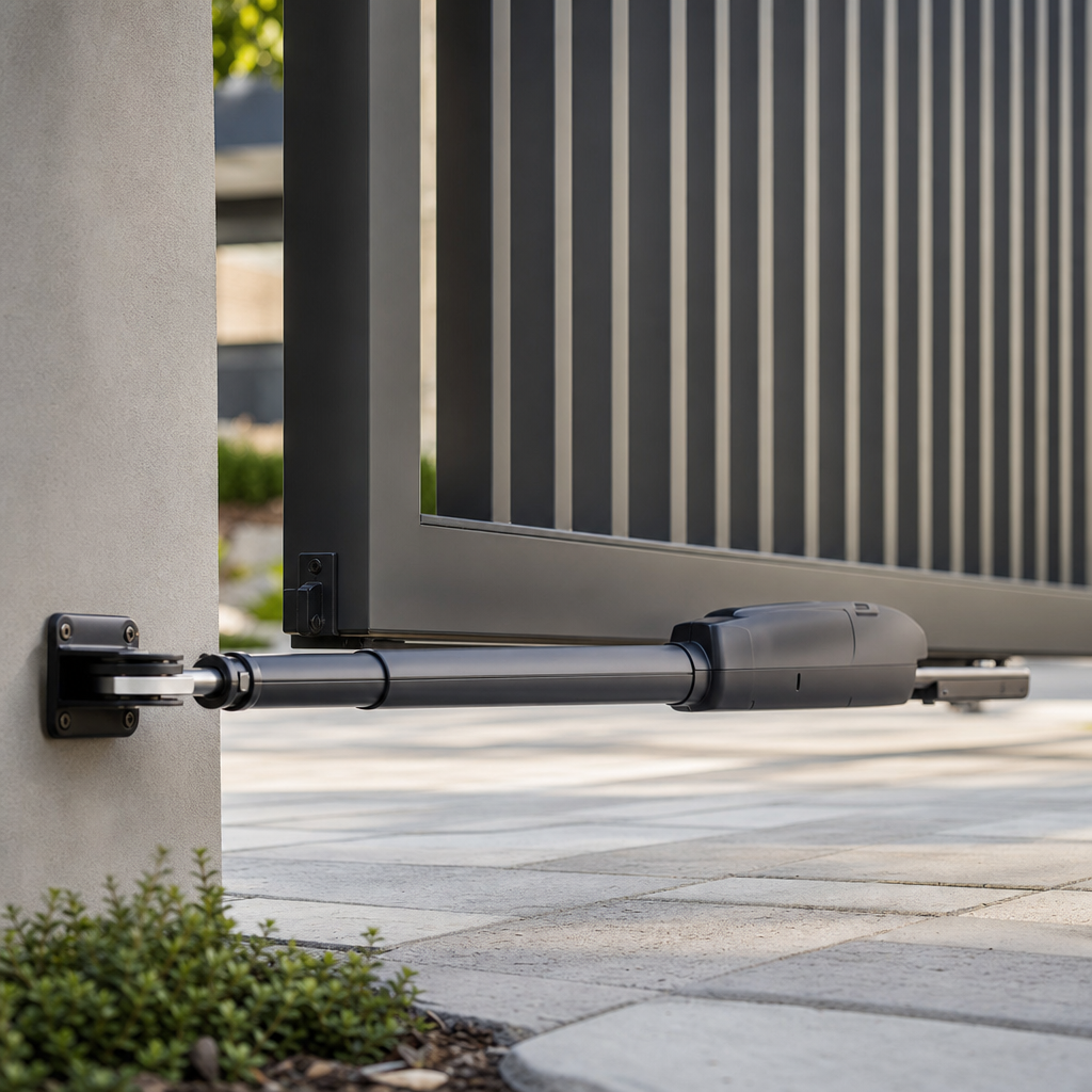 Illustration for electric driveway gates