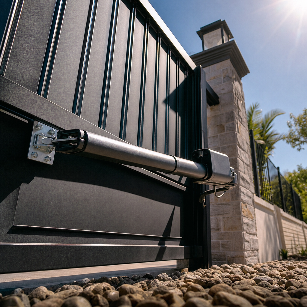 Illustration for cost of automatic fence gate