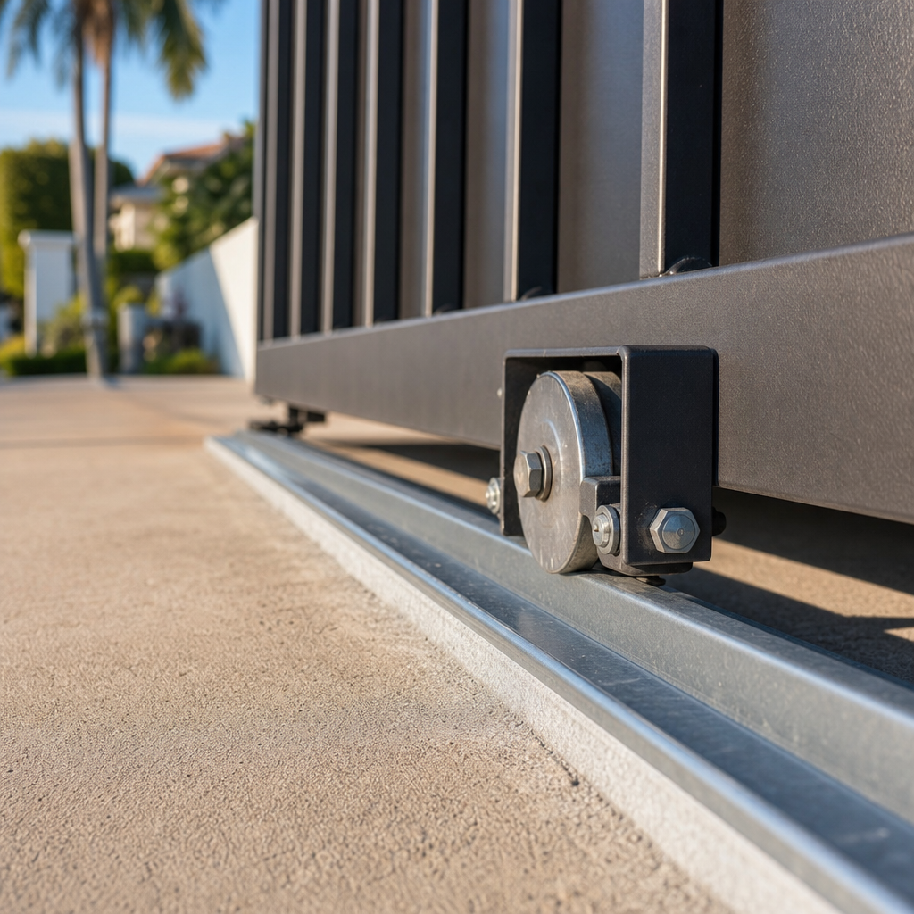 Illustration for automatic sliding gate system price