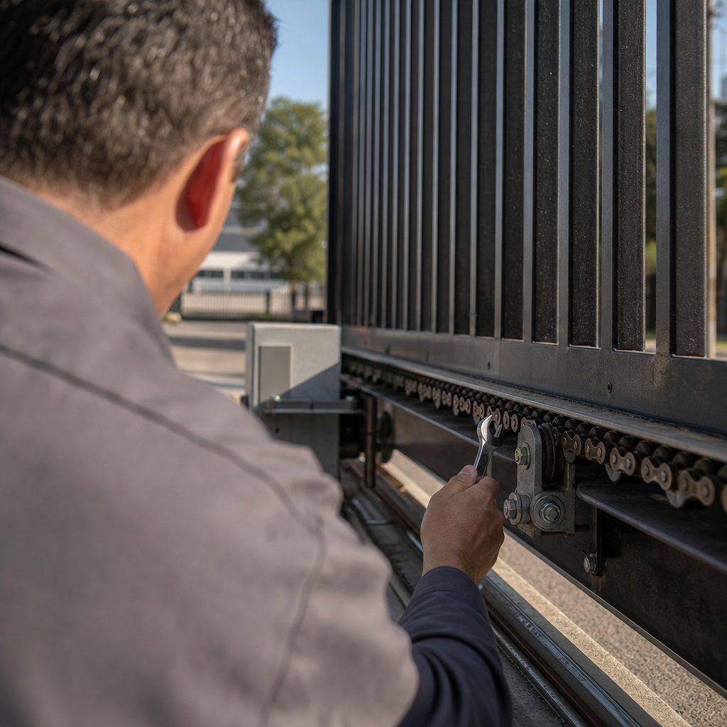 Illustration for commercial gate repair santa clarita