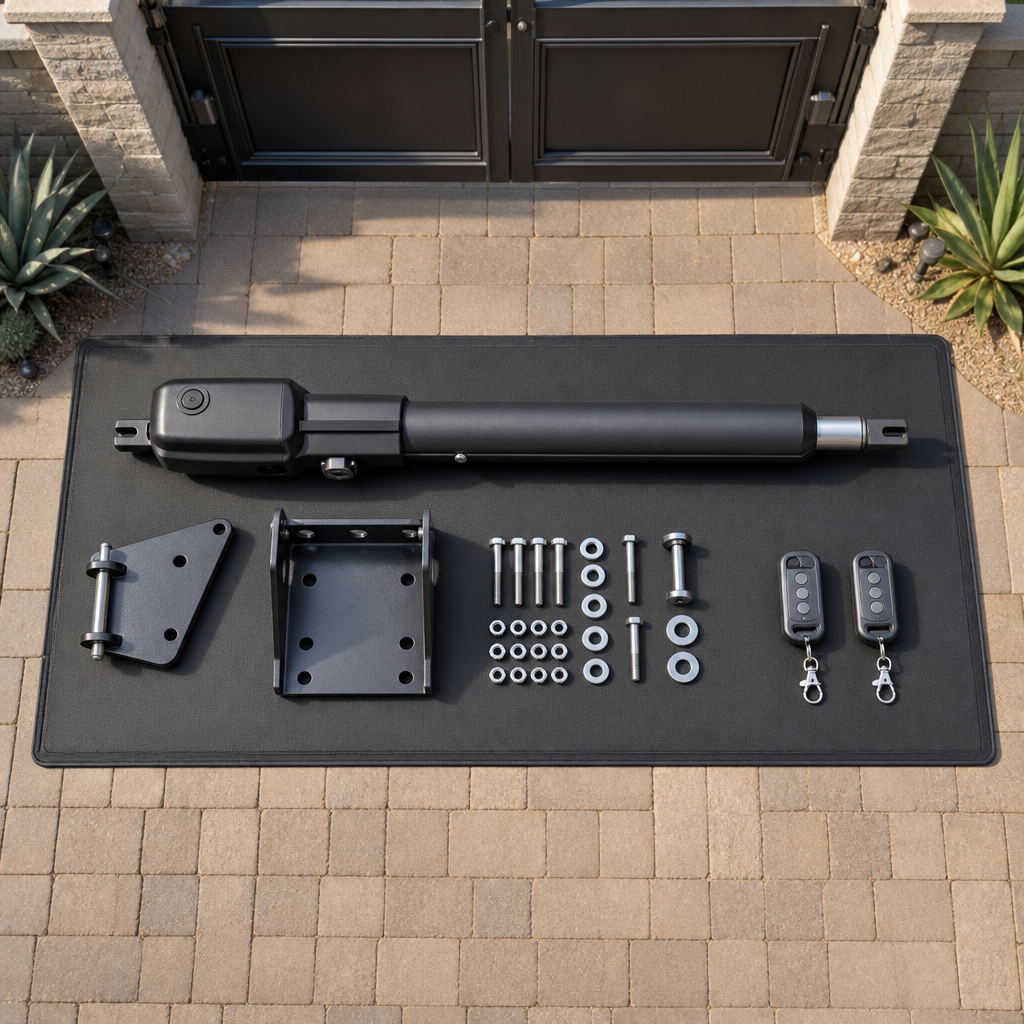 Illustration for automatic swing gate price