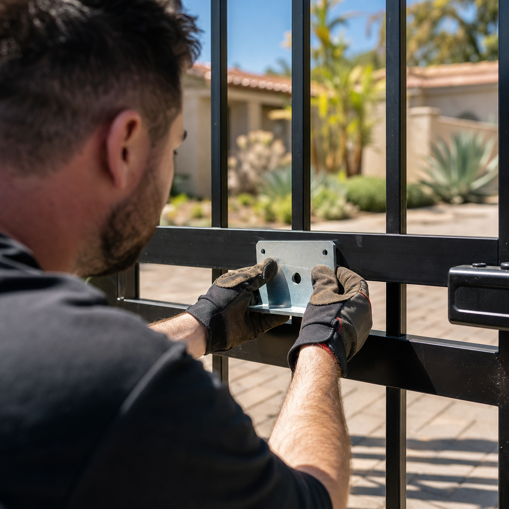 Illustration for gate welding in North Hollywood