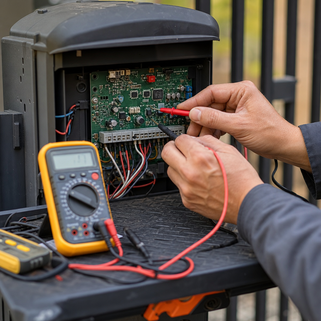 Illustration for gate opener repair