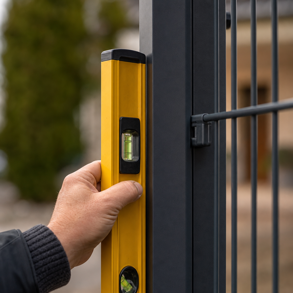 Illustration for automatic gate installation