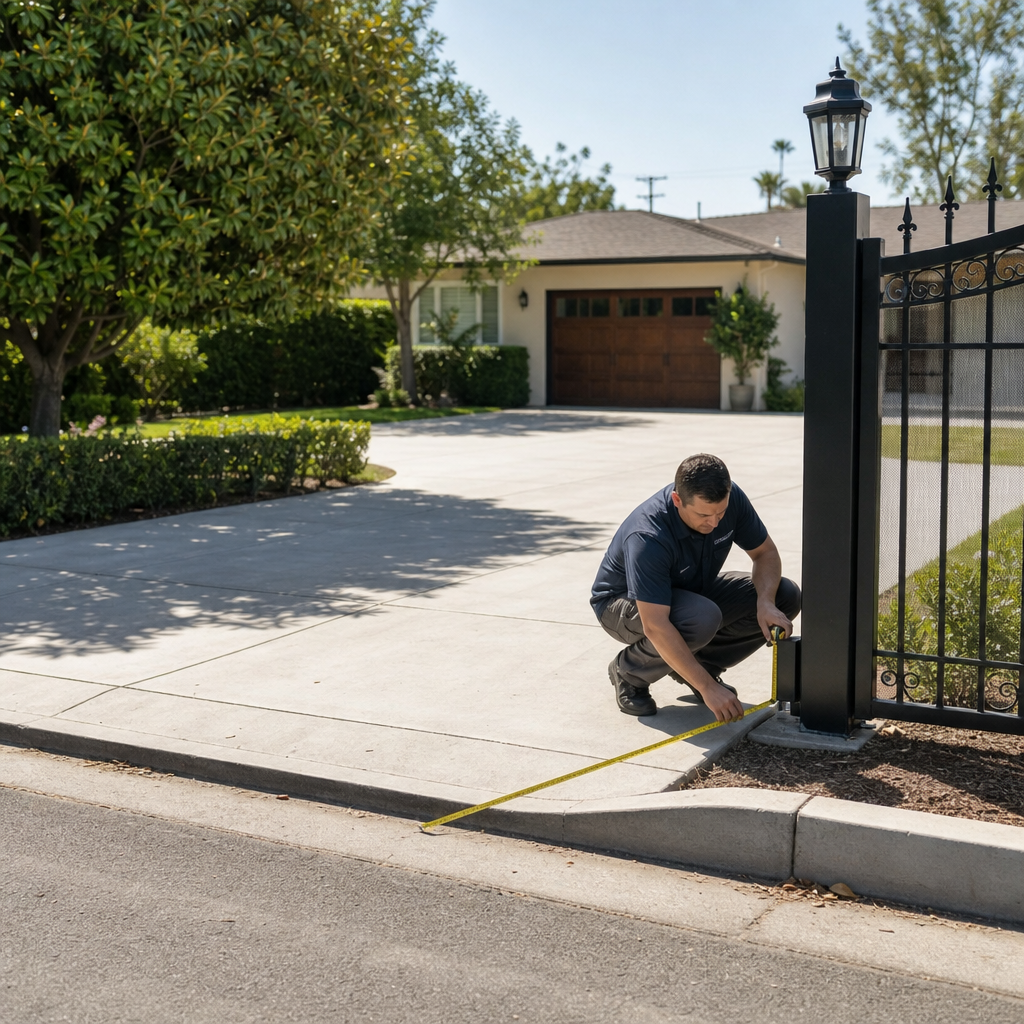 Illustration for automatic gate installation in North Hollywood
