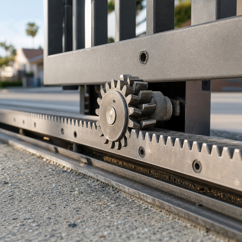 Illustration for automatic gate installation in Fairfax