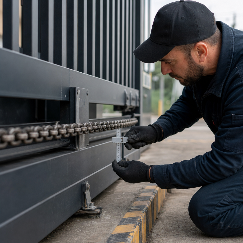 Illustration for heavy duty gate openers