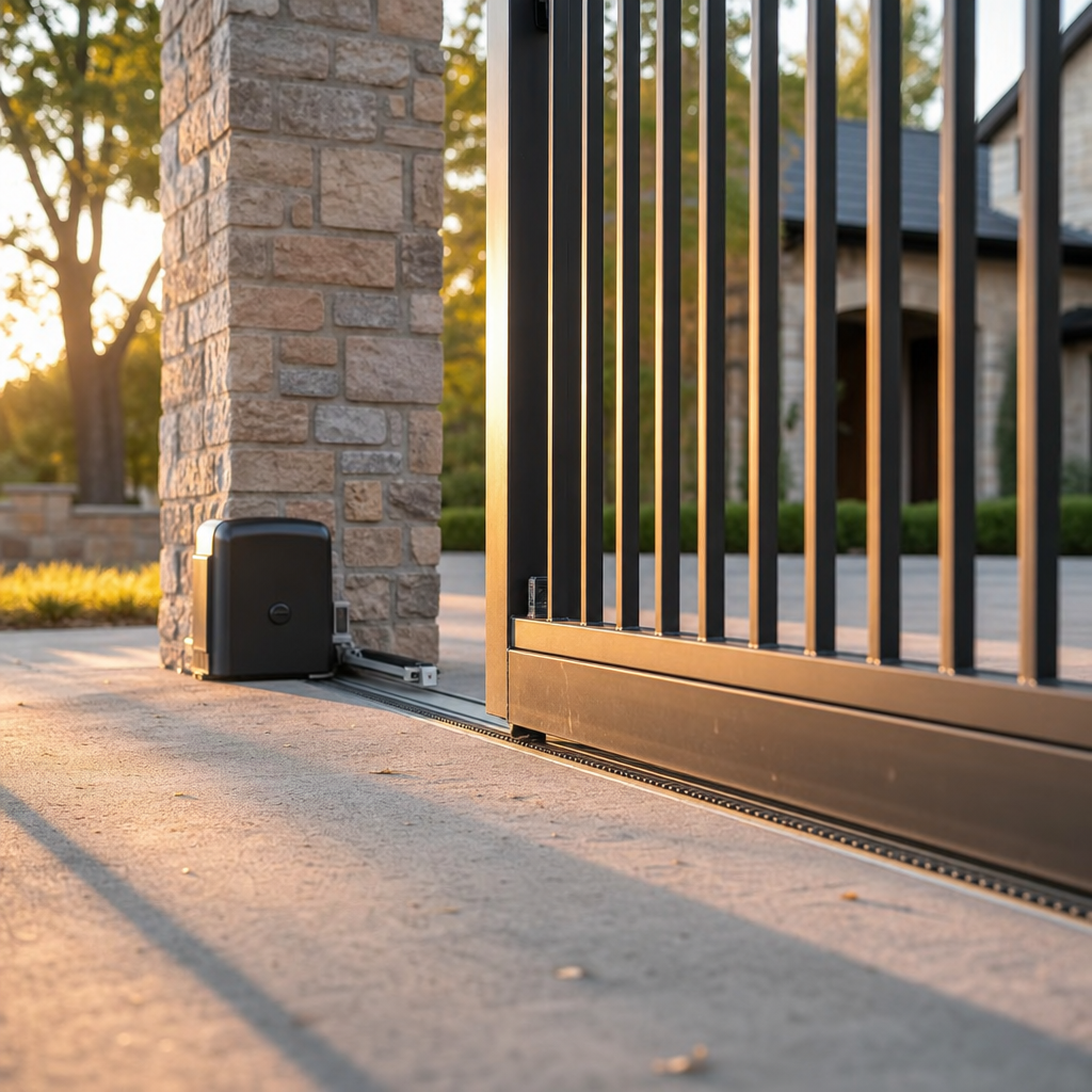 Illustration for automatic gate opener service